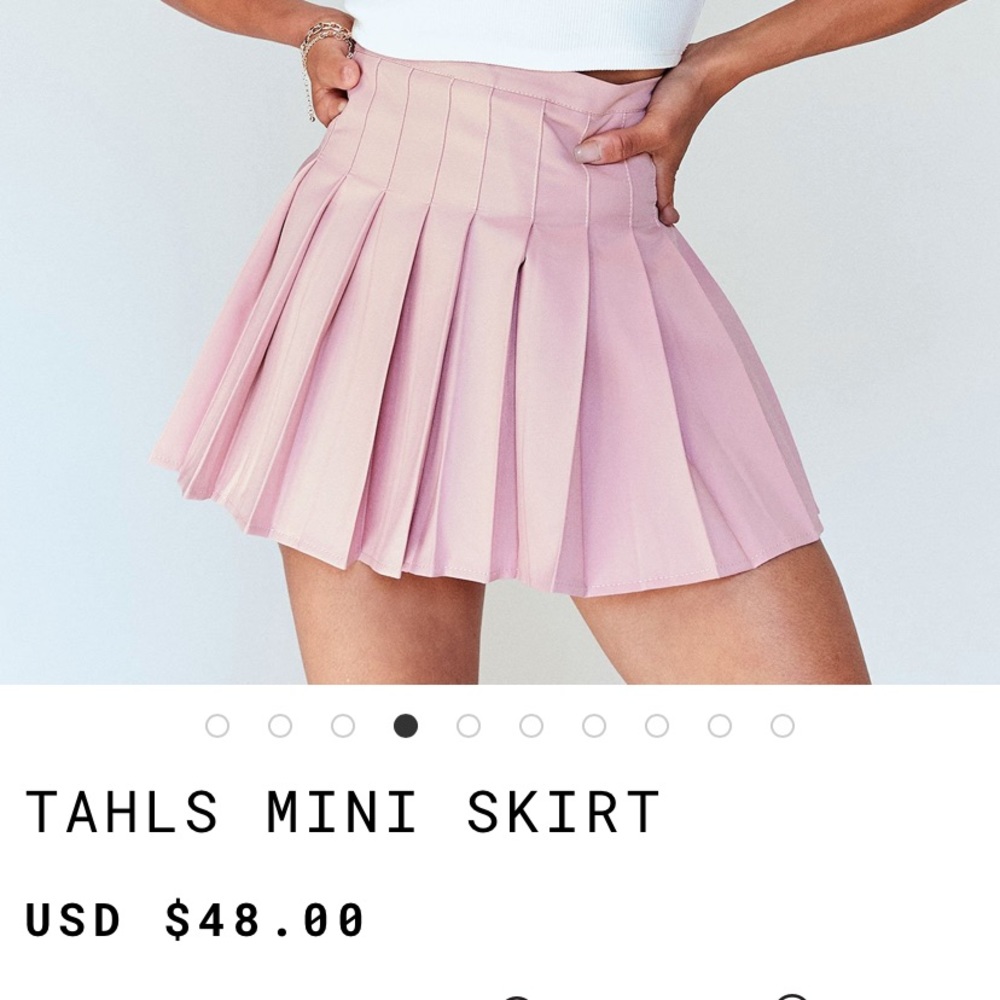 Princess Polly pleated tennis skirt